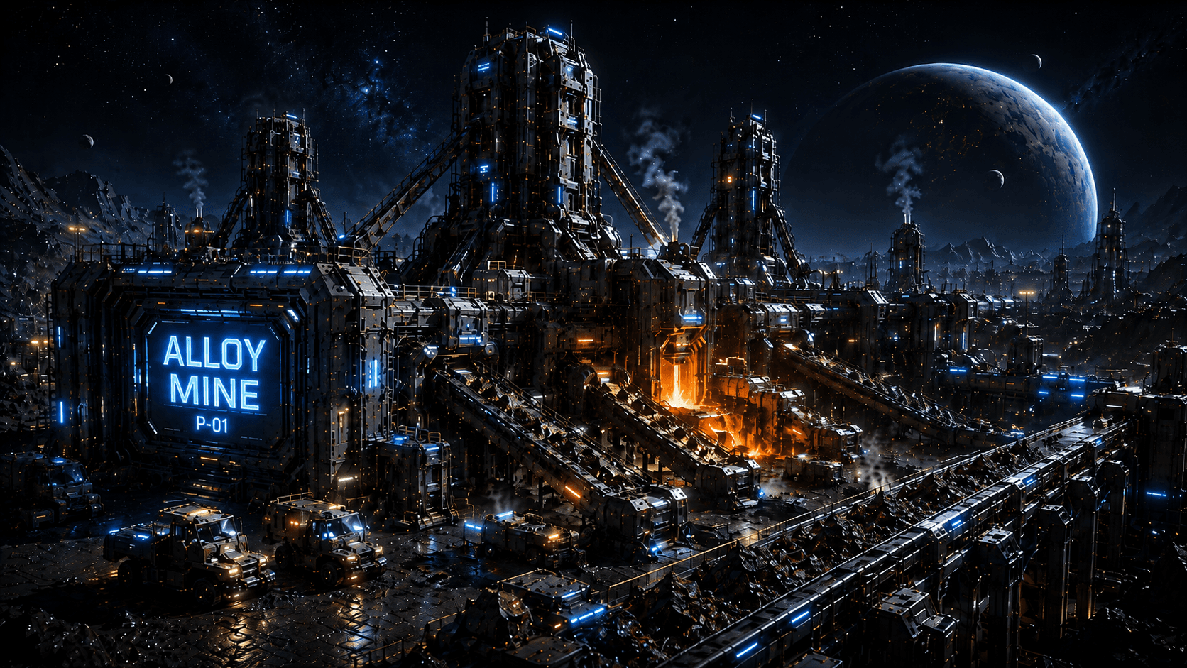 Mine d'Alliage PARSEC en exploitation